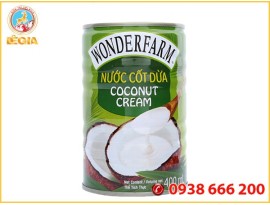 Nước Cốt Dừa Wonderfarm 400ml - Wonderfarm Coconut Cream