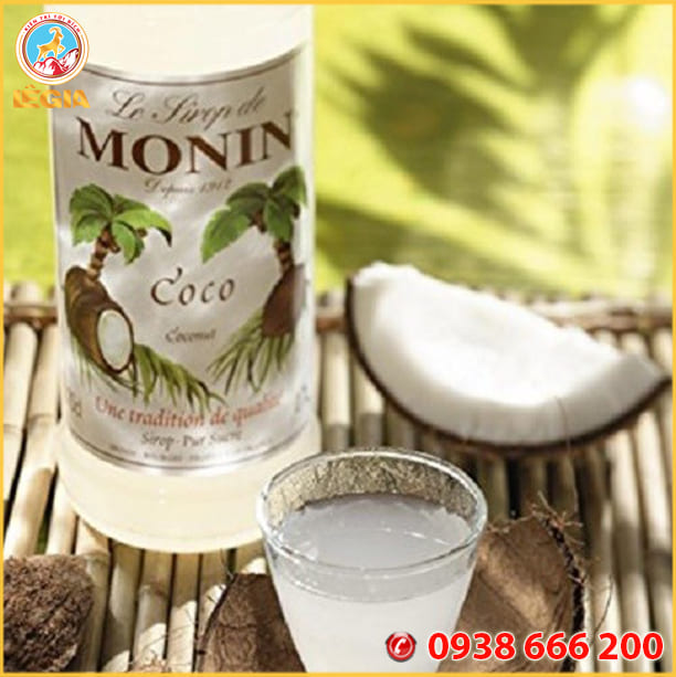 Monin dừa hương vị nổi tiếng của nước Pháp