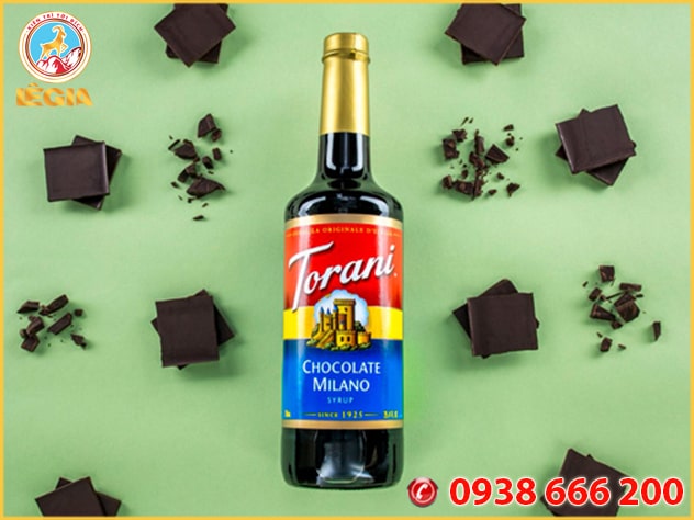 Torani Chocolate Milano Syrup thưởng thức hương vị socola đắng của nước Ý