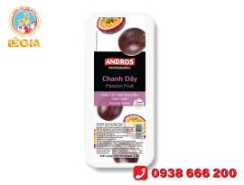 CHANH DÂY XAY NHUYỄN ĐÔNG LẠNH ANDROS HỘP 1KG/ Passion Fruit frozen Puree 1kg