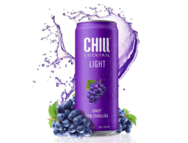 CHILL NHO - CHILL COCKTAIL LIGHT GRAPE VÀ RUM 330ML