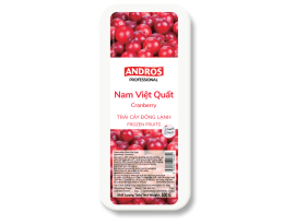 Nam Việt Quất Đông Lạnh Andros 500G - Cranberry (6/T)