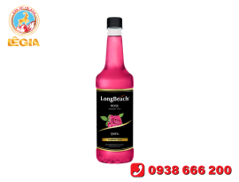 Siro LongBeach Hoa Hồng 740ml - LongBeach Rose Syrup