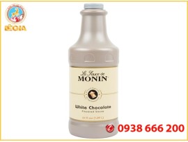 Sốt Monin White Chocolate 1.89L -  Monin White Chocolate Sauce