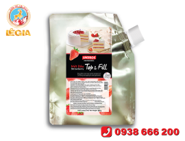 ANDROS PROFESSIONAL TOP & FILL MỨT DÂU 900G/ STRAWBERRY TOP & FILL 900G