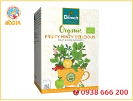 Trà Hoa Quả và Bạc Hà Organic Dilmah 40g