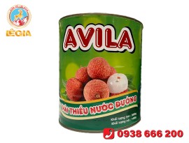 Vải Thiều Nước Đường Avila 3kg (Lon Xanh)