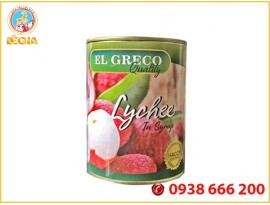 Vải Ngâm El Greco 565gr - El Greco Lychee In Syrup 565G