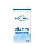 SỮA TƯƠI TIỆT TRÙNG ÍT  ĐƯỜNG MỘC CHÂU MCM 1L(  12 Hộp/ Thùng)