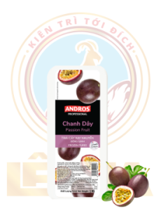 CHANH DÂY XAY NHUYỄN ĐÔNG LẠNH ANDROS HỘP 1KG/ Passion Fruit frozen Puree 1kg