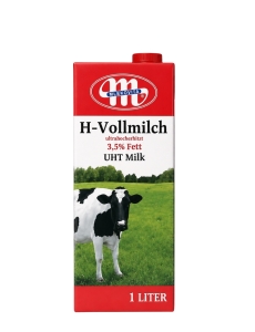 SỮA TƯƠI NGUYÊN KEM BA  LAN MLEKOVITA 1L( 12 Hộp/  Thùng)