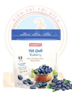 ANDROS VIỆT QUẤT ĐÔNG LẠNH TÚI 300G