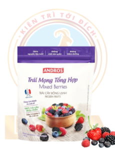 ANDROS TRÁI MỌNG TỔNG HỢP ĐÔNG LẠNH TÚI 300G