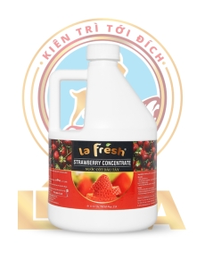 Nước Cốt Dâu Tây La Fresh Đà Lạt (Can 2L)