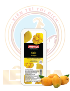 ANDROS PROFESSIONAL XOÀI XAY NHUYỄN ĐÔNG LẠNH HỘP 1KG - Mango frozen Puree 1kg