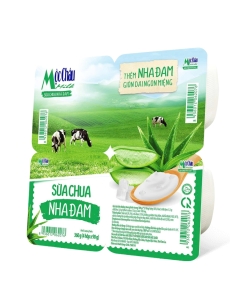 Sữa chua ăn hương nha đam Mộc Châu 