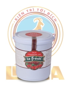 Mứt dâu tây xô LAFRESH 4.5kg 