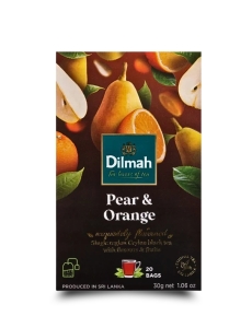 Dilmah Trà đen hương Lê và vị Cam 30g - Pear & Orange Ceylon Black Tea (12/T)