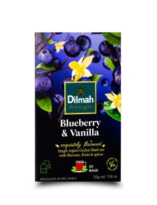 Dilmah Trà Việt Quất Và Vanilla 30g - Blueberry and Vanilla Ceylon Black Tea