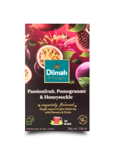 Dilmah Trà Chanh Dây, Lựu & Kim Ngân Hoa 30g - Passion fruit & Pomegranate & Honeysuckle Ceylon Black Tea