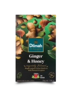 Dilmah Trà Gừng Và Mật Ong 30g - Ginger and Honey Ceylon Black Tea