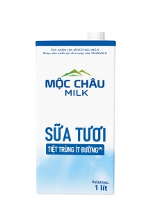 SỮA TƯƠI TIỆT TRÙNG ÍT  ĐƯỜNG MỘC CHÂU MCM 1L(  12 Hộp/ Thùng)