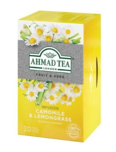 Trà thảo mộc Hoa Cúc và Sả 30g - Ahmad Camomile & Lemongrass 30g