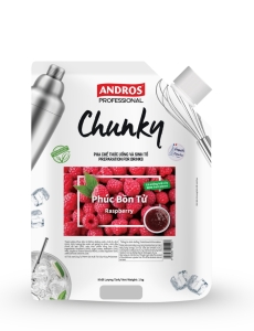 ANDROS CHUNKY PHÚC BỒN TỬ 1KG - CHUNKY RASPBERRY FLAVOUR