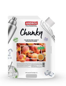 ANDROS CHUNKY ĐÀO 1KG - CHUNKY PEACH FLAVOUR