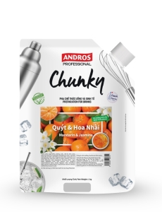 ANDROS CHUNKY QUÝT & HOA NHÀI 1KG - CHUNKY MANDARIN & JASMINE FLAVOUR