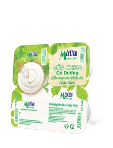SỮA CHUA ĂN MỘC CHÂU  MILK KHÔNG ĐƯỜNG 100G  (48/T