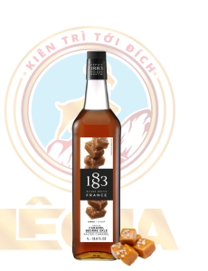 SYRUP 1883 CARAMEL MUỐI - SALTED CARAMEL 1L