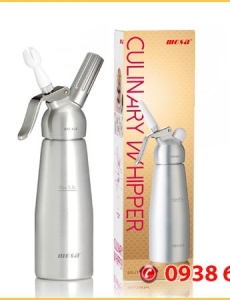 Bình Làm Kem Mosa Nhôm 0,5 Lit