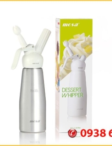 Bình Xịt Làm Kem Mosa Nhôm Đầu Nhựa 0,5L