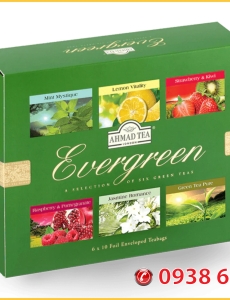 Bộ Sưu Tập 6 Vị Trà Xanh Ahmad 92g - Ahmad Evergreen Selection