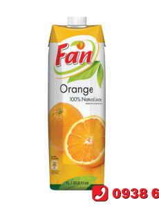 NƯỚC ÉP CAM - FAN ORANGE JUICE 1L (12/T)