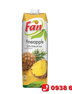 NƯỚC ÉP THƠM - FAN PINEAPPLE JUICE 1L (12/T)