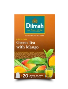 Dilmah Trà Xanh Hương Xoài Cao Cấp 30g - Premium Green Tea With Mango