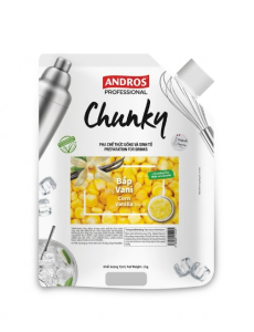 ANDROS PROFESSIONAL CHUNKY BẮP HƯƠNG VANI -CHUNKY CORN VANILLA FLAVOUR 1KG