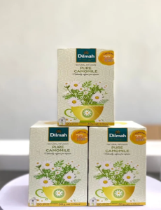 LD_Trà thảo mộc hoa Cúc nguyên chất hiệu Dilmah - Camomile Foil Env Tbag 150g (12/T)