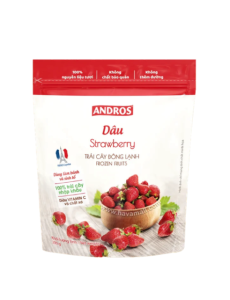 ANDROS DÂU ĐÔNG LẠNH TÚI 300G/FROZEN STRAWBERRY 300G