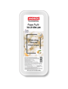 ANDROS PROFESSIONAL NHÃN LỒNG TÁCH HẠT HỘP 550G/ FROZEN PITTED LONGAN 550G