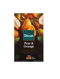 LD_ Trà đen hương Lê và vị Cam hiệu Dilmah 30g - Pear & Orange Tbag (12/T)