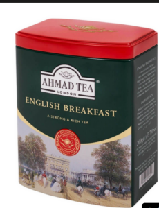 Trà Ahmad Buổi Sáng Hộp Thiếc Bầu Dục 100g - Ahmad English Breakfast Tea
