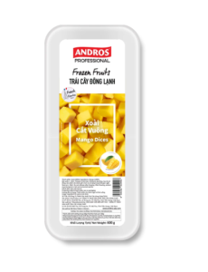 ANDROS PROFESSIONAL XOÀI CẮT VUÔNG ĐÔNG LẠNH HỘP 600G/ FROZEN MANGO DICES 600G