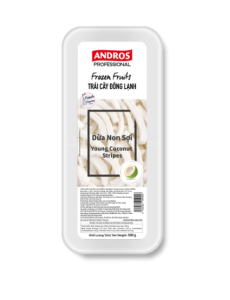 ANDROS PROFESSIONAL DỪA NON SỢI ĐÔNG LẠNH / YOUNG COCONUT STRIPES FROZEN FRUITS