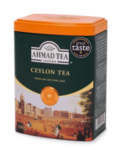 Trà Ahmad Ceylon Hộp Thiếc Bầu Dục 100g - Ahmad Collection Ceylon Tea