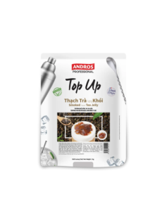 ANDROS PROFESSIONAL THẠCH TRÀ HƯƠNG KHÓI TOP UP TÚI 1KG/SMOKED FLAVOURED TEA JELLY TOP UP