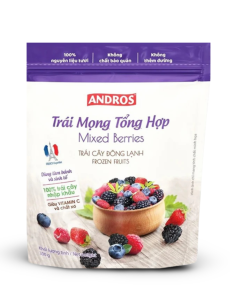 ANDROS TRÁI MỌNG TỔNG HỢP ĐÔNG LẠNH TÚI 300G