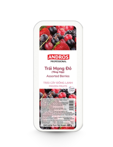 ANDROS TRÁI MỌNG TỔNG HỢP ĐÔNG LẠNH HỘP 600G